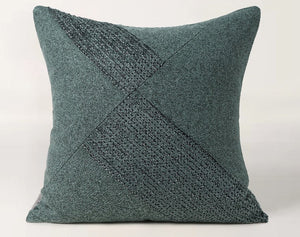 Modern Sofa Pillow, Blue Modern Throw Pillows, Throw Pillows for Couch, Decorative Throw Pillow-artworkcanvas