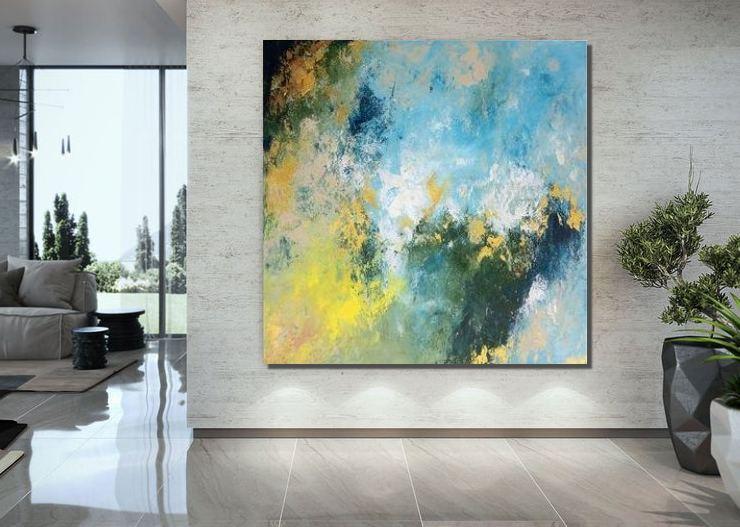 Extra Large Paintings for Bedroom, Simple Painting Ideas for Living Room, Contemporary Abstract Paintings, Abstract Acrylic Wall Painting, Modern Canvas Painting-artworkcanvas