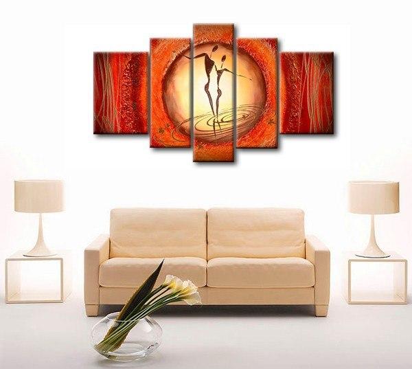 Extra Large Wall Art, Abstract Figure Painting, Bedroom Canvas Painting, Buy Art Online-artworkcanvas