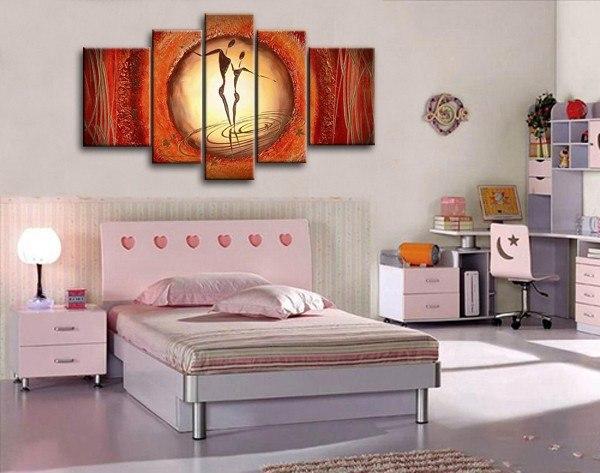 Extra Large Wall Art, Abstract Figure Painting, Bedroom Canvas Painting, Buy Art Online-artworkcanvas