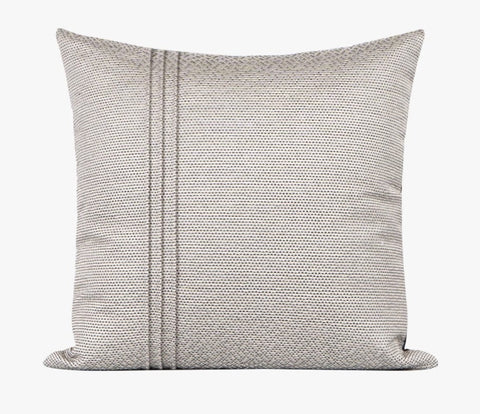 Decorative Throw Pillows for Couch, Large Modern Sofa Throw Pillows, Light Grey Abstract Contemporary Throw Pillow for Living Room-artworkcanvas