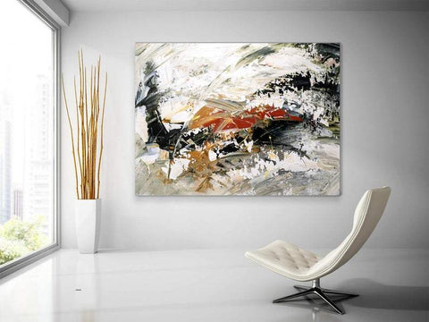Extra Large Paintings, Abstract Acrylic Painting, Living Room Wall Painting, Modern Abstract Art-artworkcanvas