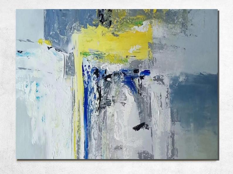 Extra Large Paintings, Modern Abstract Art Paintings, Abstract Acrylic Painting for Bedroom, Living Room Wall Painting-artworkcanvas