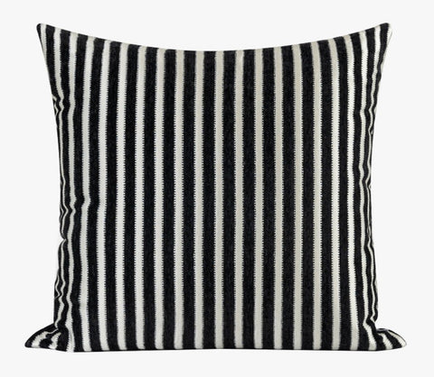 Simple Modern Sofa Throw Pillows, Black and White Stripe Abstract Contemporary Throw Pillow for Living Room, Modern Decorative Throw Pillows for Couch-artworkcanvas