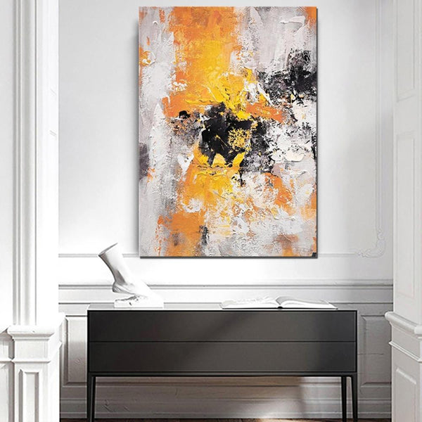Abstract Acrylic Paintings for Living Room, Modern Contemporary Artwork, Buy Paintings Online, Heavy Texture Canvas Art-artworkcanvas
