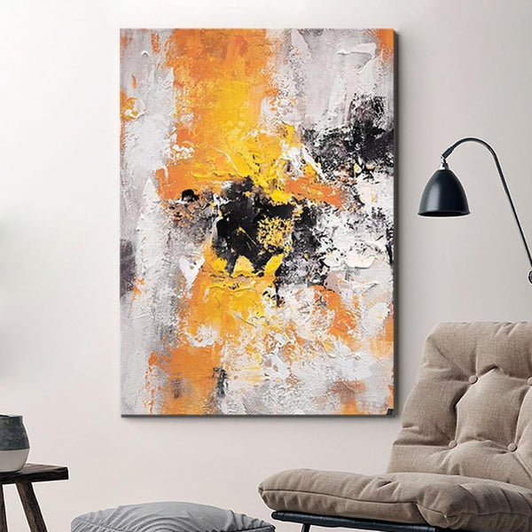 Abstract Acrylic Paintings for Living Room, Modern Contemporary Artwork, Buy Paintings Online, Heavy Texture Canvas Art-artworkcanvas