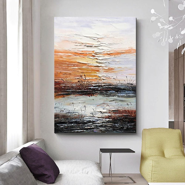 Abstract Canvas Painting, Modern Paintings for Living Room, Hand Painted Wall Art, Huge Painting for Sale-artworkcanvas