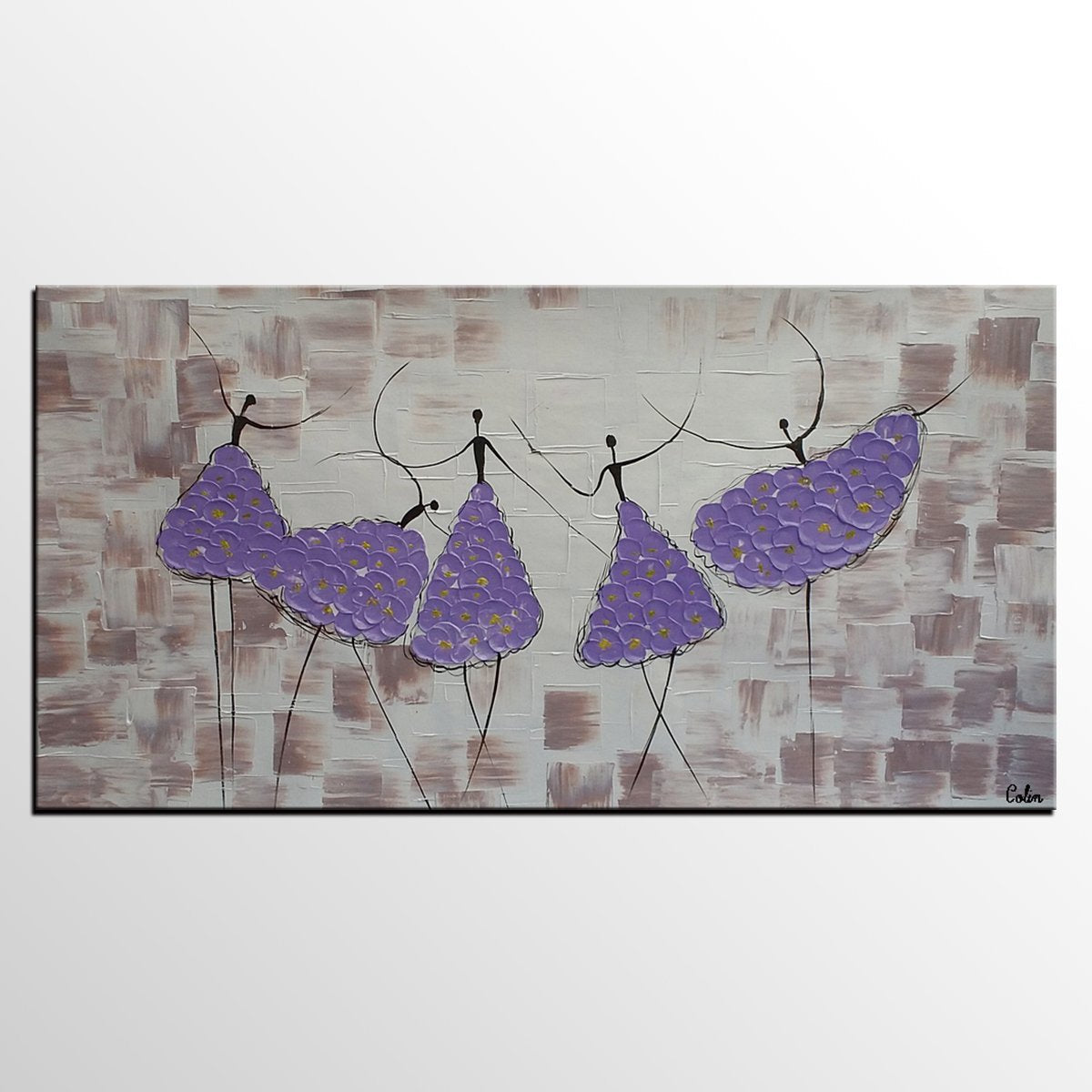 Simple Contemporary Paintings, Wall Art Painting, Buy Wall Art Online, Ballet Dancer Painting, Abstract Painting for Sale, Original Artwork-artworkcanvas