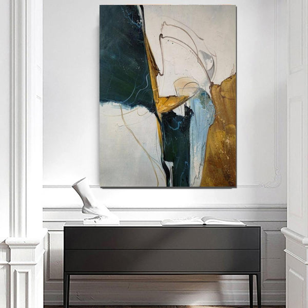 Large Abstract Paintings on Canvas, Hand Painted Canvas Art, Acrylic Paintings for Living Room, Large Painting for Sale-artworkcanvas