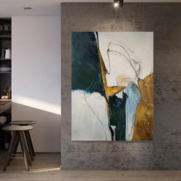 Large Abstract Paintings on Canvas, Hand Painted Canvas Art, Acrylic Paintings for Living Room, Large Painting for Sale-artworkcanvas