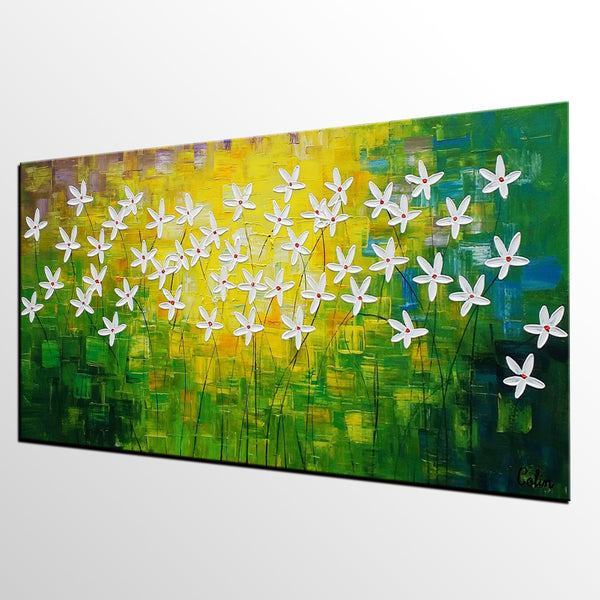 Abstract Art, Flowe Painting, Kitchen Wall Art, Abstract Painting, Canvas Art, Wall Art, Canvas Artwork, Canvas Painting 288-artworkcanvas