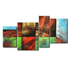 Contemporary Wall Art Painting, Abstract Painting Acrylic, Living Room Wall Paintings, Texture Wall Art-artworkcanvas