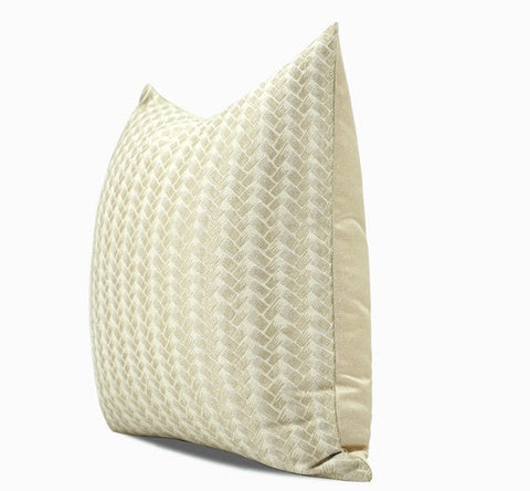 Golden Color Throw Pillow for Interior Design, Modern Decorative Throw Pillows, Modern Sofa Pillows, Contemporary Square Modern Throw Pillows for Couch-artworkcanvas