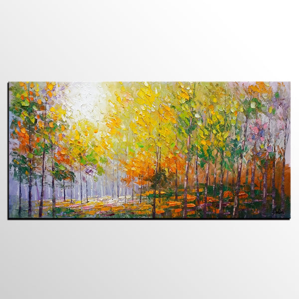 Living Room Wall Art, Landscape Painting, Oil Painting, Abstract Painting, Large Art, Canvas Art, Modern Art, Canvas Painting,-artworkcanvas