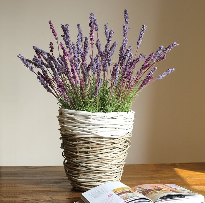 artificial lavender flower arrangements Lavender Flowers, Spring Artificial Floral for Dining Room, Bedroom Fl –  artworkcanvas