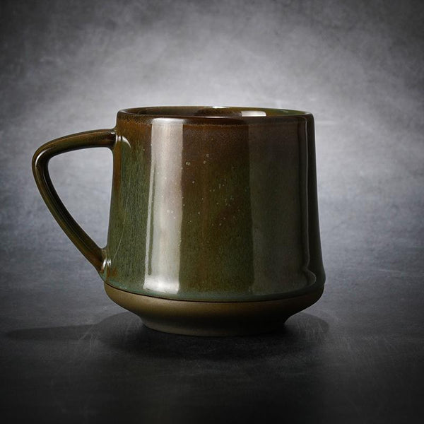 Large Pottery Coffee Cup, Ceramic Coffee Mug, Latte Coffee Cup, Large Tea Cup, Handmade Coffee Cup-artworkcanvas