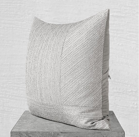Light Gray Modern Throw Pillows for Couch, Contemporary Throw Pillow for Living Room, Simple Modern Sofa Pillows, Decorative Pillows for Sofa-artworkcanvas