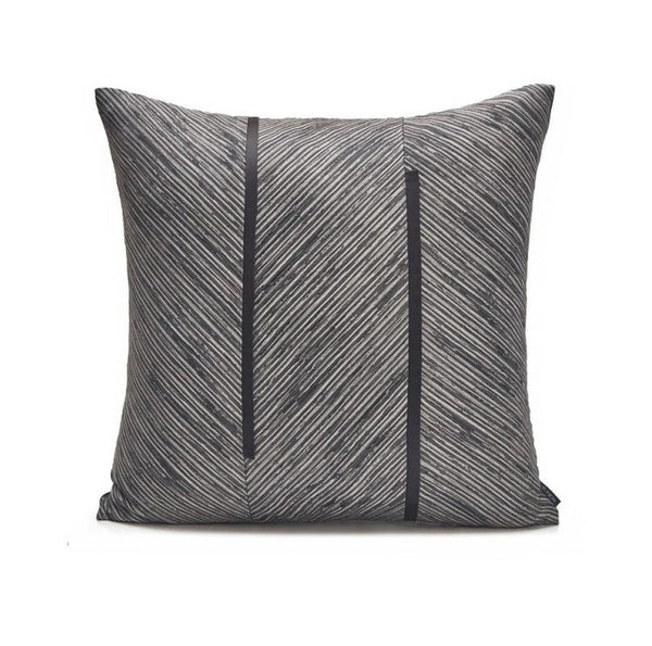 Large Simple Modern Pillows, Modern Throw Pillows for Living Room, Decorative Modern Sofa Pillows, Black Gray Modern Throw Pillows for Couch-artworkcanvas