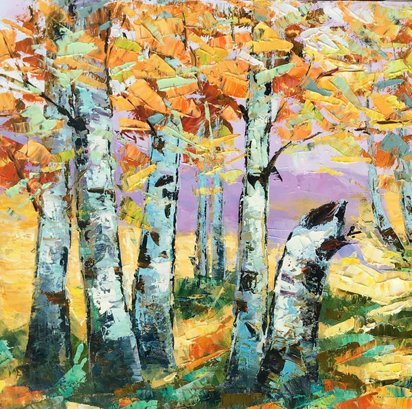 Autumn Tree Painting, Large Wall Art, Landscape Painting, Large Art, Canvas Art, Wall Art, Original Artwork, Canvas Painting, Oil Painting, Art on Canvas 194-artworkcanvas