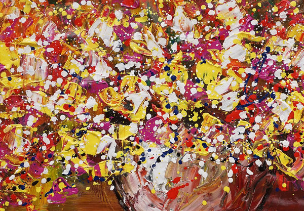 Flower Painting, Original Wall Art, Abstract Painting, Home Art, Canvas Art, Wall Art, Original Painting, Acrylic Art, 409-artworkcanvas