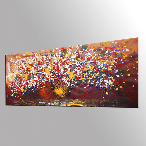 Sill Life Art, Bedroom Art, Flower Painting, Large Art, Canvas Art, Wall Art, Canvas Artwork, Canvas Painting, 423-artworkcanvas