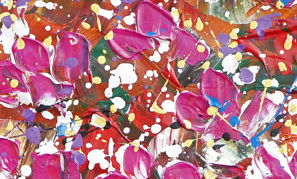 Canvas Art, Wall Painting, Home Art, Abstract Painting, Flower Painting, Wall Art, Original Painting, Still Life Art, Modern Art, 426-artworkcanvas