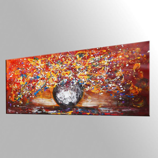 Home Art, Abstract Painting, Canvas Art, Wall Painting, Flower Painting, Wall Art, Original Painting, Still Life Art, Kitchen Wall Art, 427-artworkcanvas