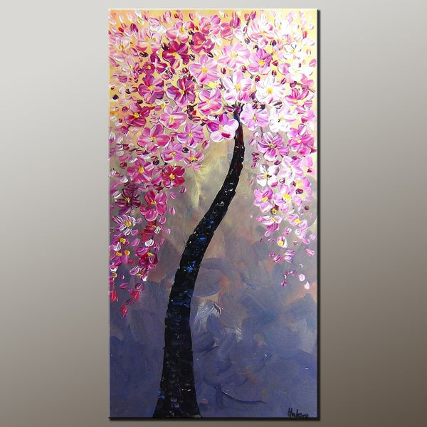 Abstract Painting, Canvas Art, Flower Tree Painting, Acrylic Painting, –  artworkcanvas