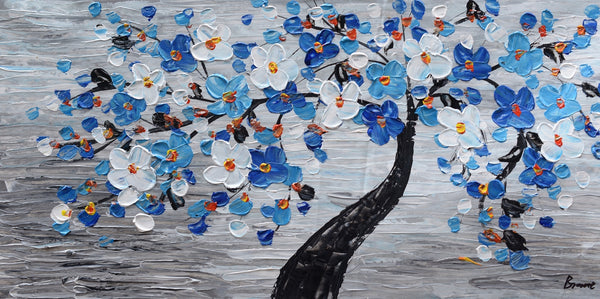 Abstract Painting, Canvas Art, Flower Tree Painting, Wall Painting, Home Art, Wall Art, Original Painting, Kitchen Art, 499-artworkcanvas