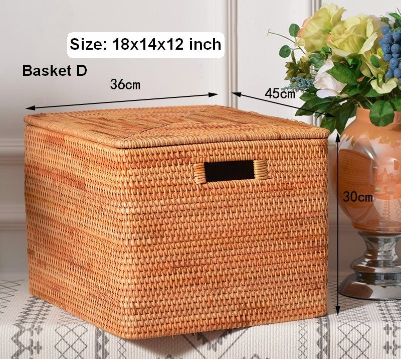 Storage Baskets for Bedroom, Laundry Storage Basket for Clothes