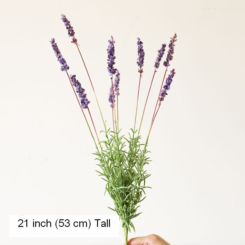 lavender flower decor Lavender Flowers, Spring Artificial Floral for Dining Room, Bedroom Fl – artworkcanvas