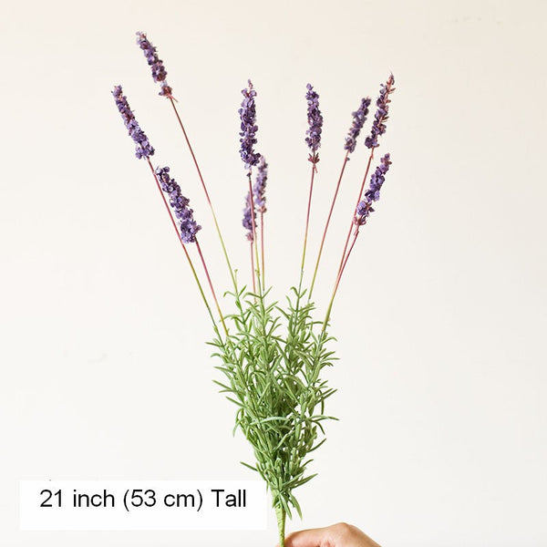 Lavender Flowers, Spring Artificial Floral for Dining Room, Bedroom Flower Arrangement Ideas, Simple Modern Floral Arrangement Ideas for Home Decoration-artworkcanvas