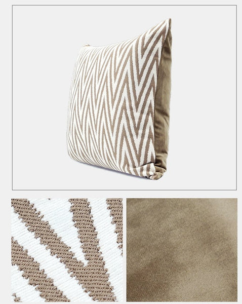 Geometric Modern Throw Pillows for Couch, Large Modern Throw Pillow for Interior Design, Contemporary Modern Sofa Pillows, Simple Decorative Throw Pillows-artworkcanvas