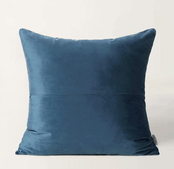 Blue Modern Sofa Pillow, Modern Throw Pillows, Modern Throw Pillow for Couch, Blue Decorative Pillow, Throw Pillow for Living Room-artworkcanvas