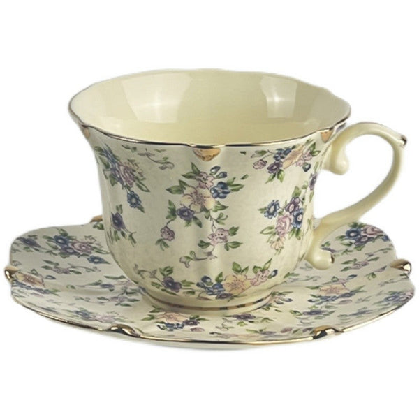 British Afternoon Tea Cup and Saucer in Gift Box, China Porcelain Tea Cup Set, Unique Tea Cup and Saucers, Royal Ceramic Cups, Elegant Vintage Ceramic Coffee Cups-artworkcanvas