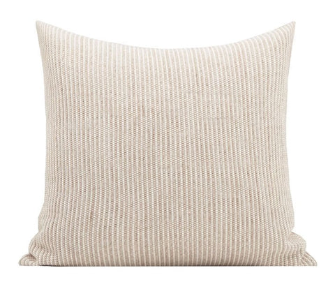 Contemporary Light Brown Modern Sofa Pillows, Large Square Modern Throw Pillows for Couch, Simple Decorative Throw Pillows, Large Throw Pillow for Interior Design-artworkcanvas