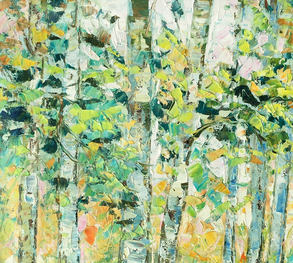 Autumn Tree Painting, Original Wall Art, Landscape Painting, Custom Heavy Texture Wall Art-artworkcanvas