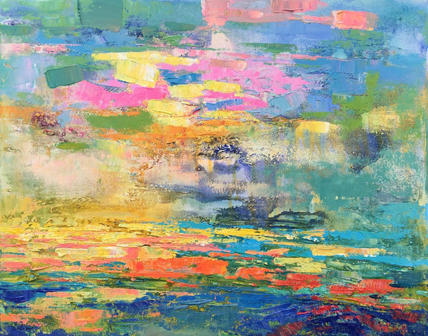 Abstract Acrylic Painting, Contemporary Modern Art, Modern Canvas Painting, Custom Abstract Painting for Living Room-artworkcanvas