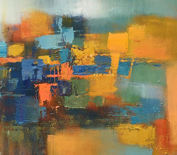 Custom Extra Large Abstract Painting, Living Room Wall Art, Large Canva Art, Acrylic Modern Art-artworkcanvas