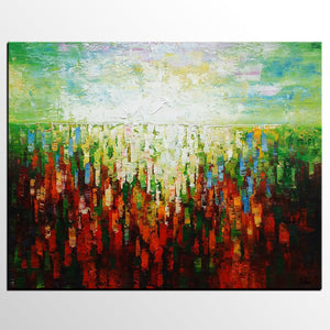 Large Canva Art, Abstract Painting, Bedroom Canvas Art, Custom Extra Large Acrylic Modern Art-artworkcanvas