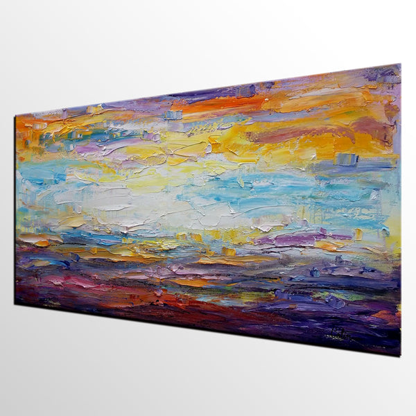 Canvas Painting, Kitchen Wall Art, Abstract Landscape Painting, Large Art, Canvas Art, Wall Art, Original Artwork, Abstract Painting, Custom Art-artworkcanvas