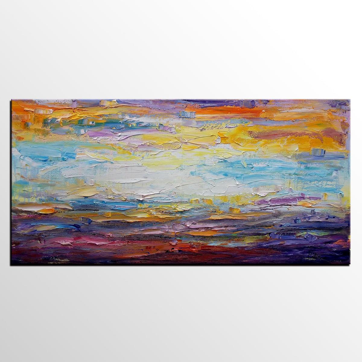 Canvas Painting, Kitchen Wall Art, Abstract Landscape Painting, Large Art, Canvas Art, Wall Art, Original Artwork, Abstract Painting, Custom Art-artworkcanvas