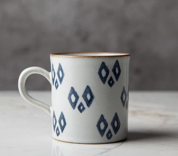 Latte Coffee Mug, Large Capacity Coffee Cup, Pottery Tea Cup, Handmade Pottery Coffee Cup-artworkcanvas