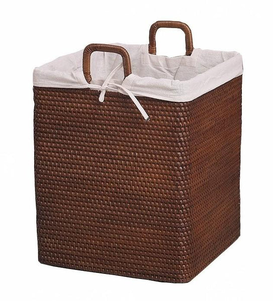 Large Storage Baskets for Bathroom, Rectangular Storage Baskets, Rattan Storage Baskets, Laundry Storage Baskets, Storage Baskets for Clothes-artworkcanvas