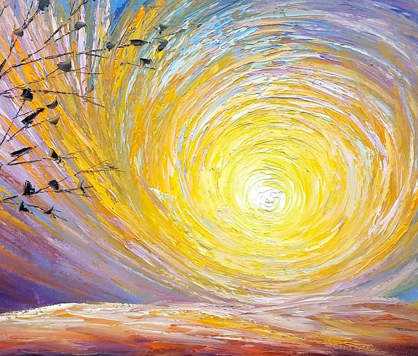 Original Oil Painting, Modern Painting, Landscape Art, Painting for Sale-artworkcanvas