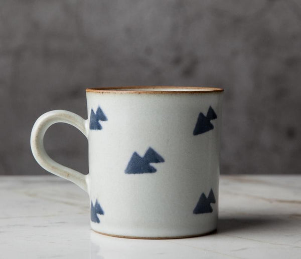 Cappuccino Coffee Mug, Handmade Pottery Coffee Cup, Large Capacity Coffee Cup, Pottery Tea Cup-artworkcanvas