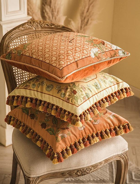 Modern Sofa Pillows, Contemporary Throw Pillows, Decorative Throw Pillows, Short Velvet Pillow Cover, Decorative Pillows for Living Room-artworkcanvas