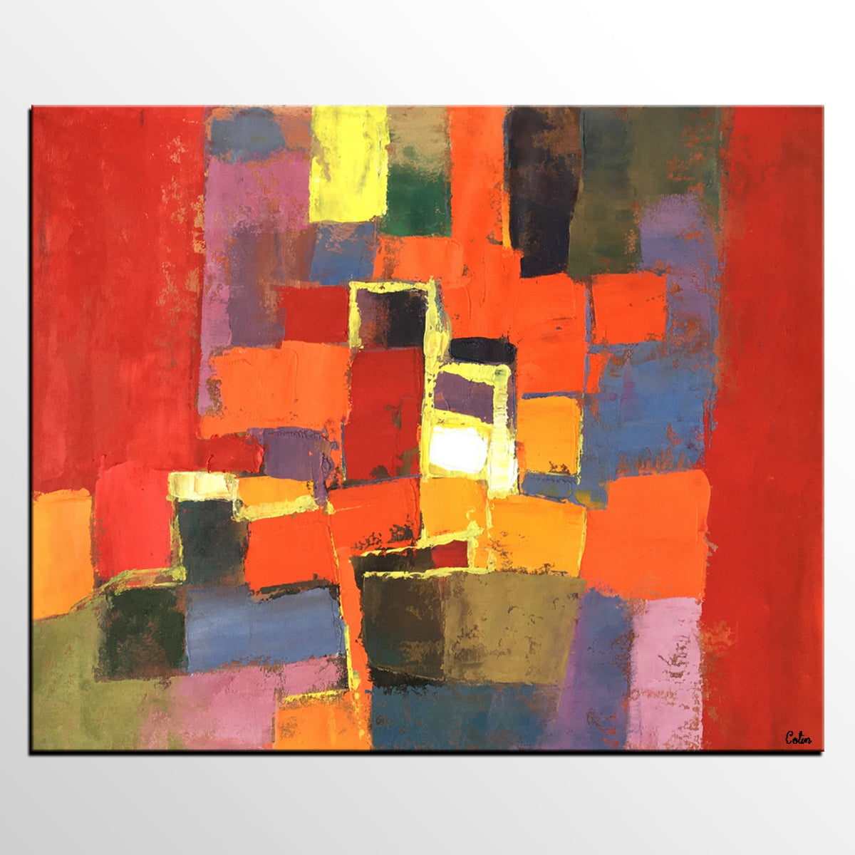 Contemporary Painting, Abstract Artwork, Acrylic Art, Large Wall Art, Original Artwork-artworkcanvas