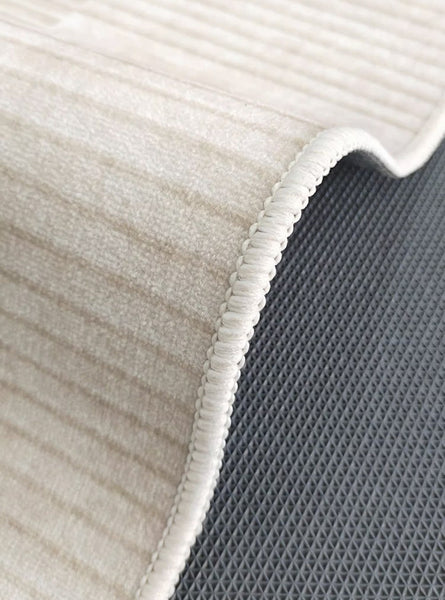 Contemporary Area Rugs for Bedroom, Round Area Rug for Dining Room, Coffee Table Rugs, Circular Modern Area Rug, Large Rugs for Living Room-artworkcanvas