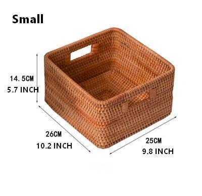 Storage Basket for Shelves, Rectangle Storage Basket for Toys, Storage Baskets for Bathroom, Kitchen Storage Baskets-artworkcanvas